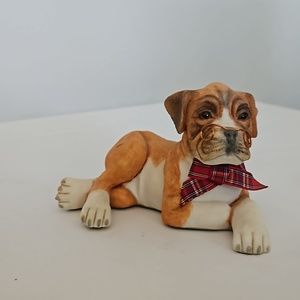 Boxer figurine "professor " theme